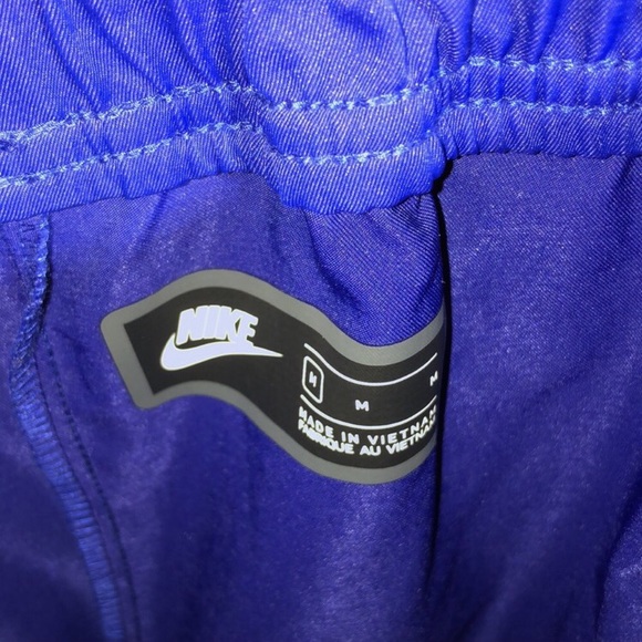 Nike Men's Sportswear Woven Joggers Pants size medium royal blue sweatpants - Picture 6 of 10